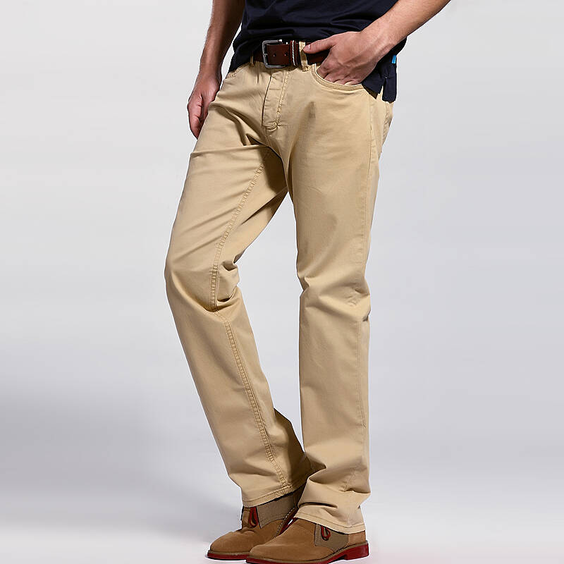 esprit/埃斯普利特 秋装上新男式时尚直筒休闲裤 zd1c03f 米色 36/32
