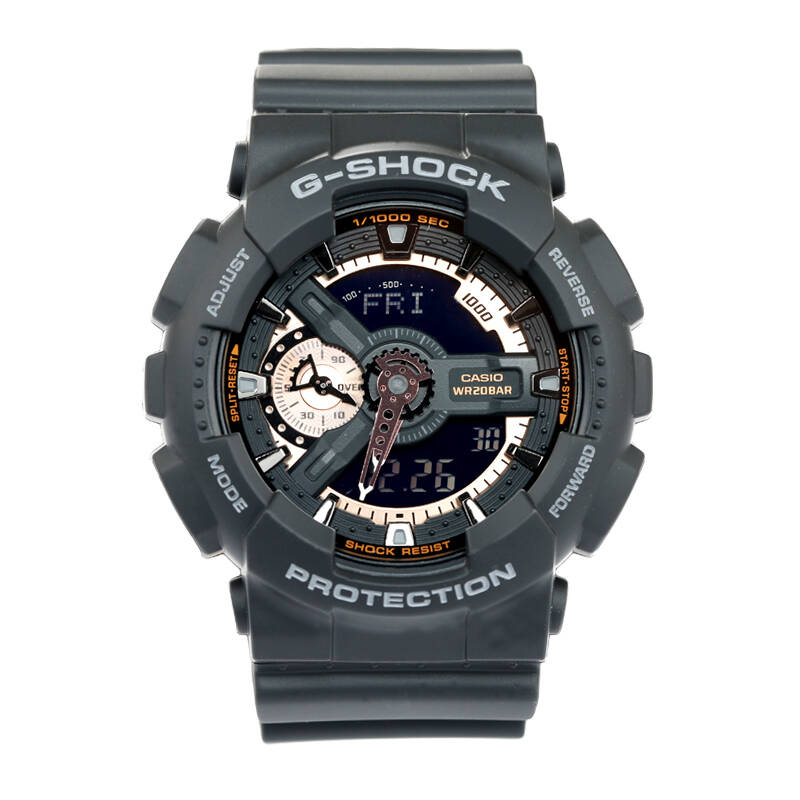 【全国联保】卡西欧(casio)手表g-shock系列电子防水运动男表 黑盘
