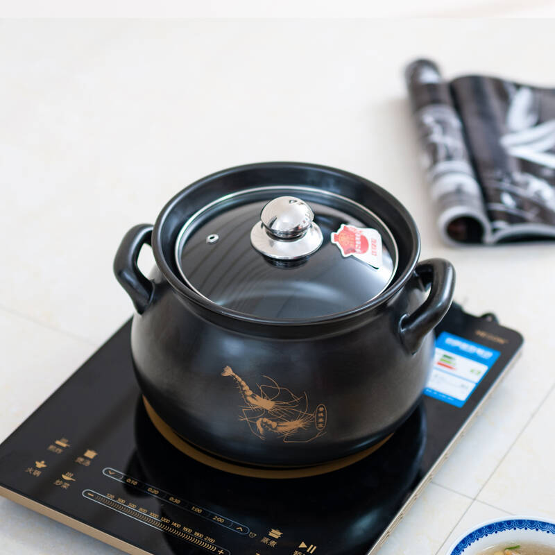 德嘉4l-6l 景德镇嘉宝陶瓷砂锅电磁炉适用耐高温 陶瓷