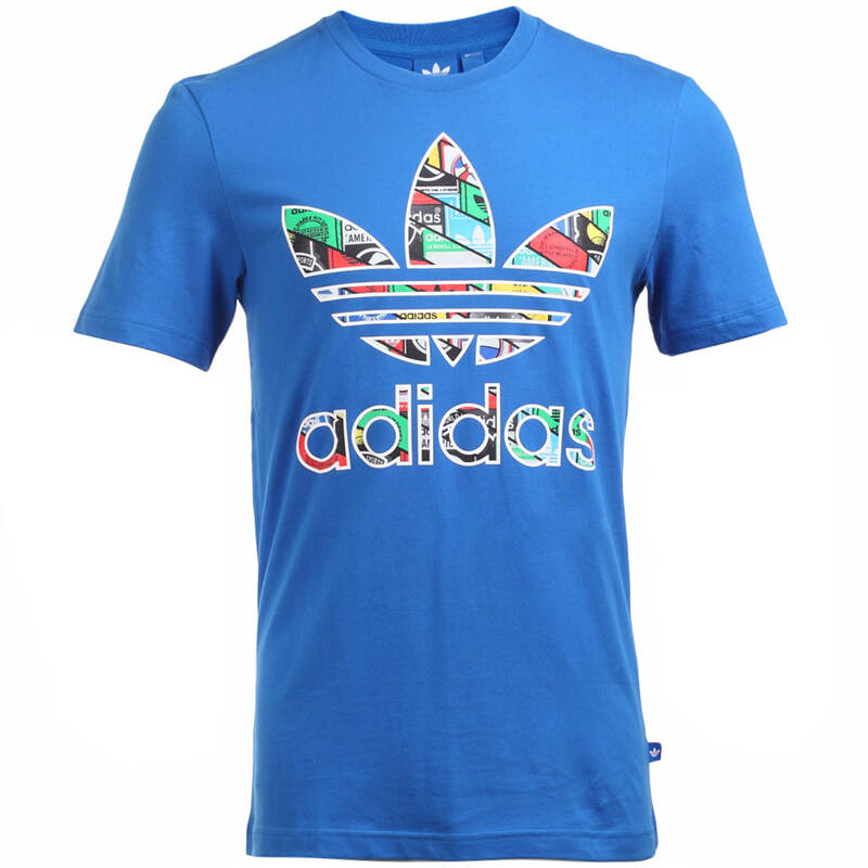 阿迪达斯三叶草adidas2015新款logo男装短袖t恤-m69226 ab9538(15年8图片