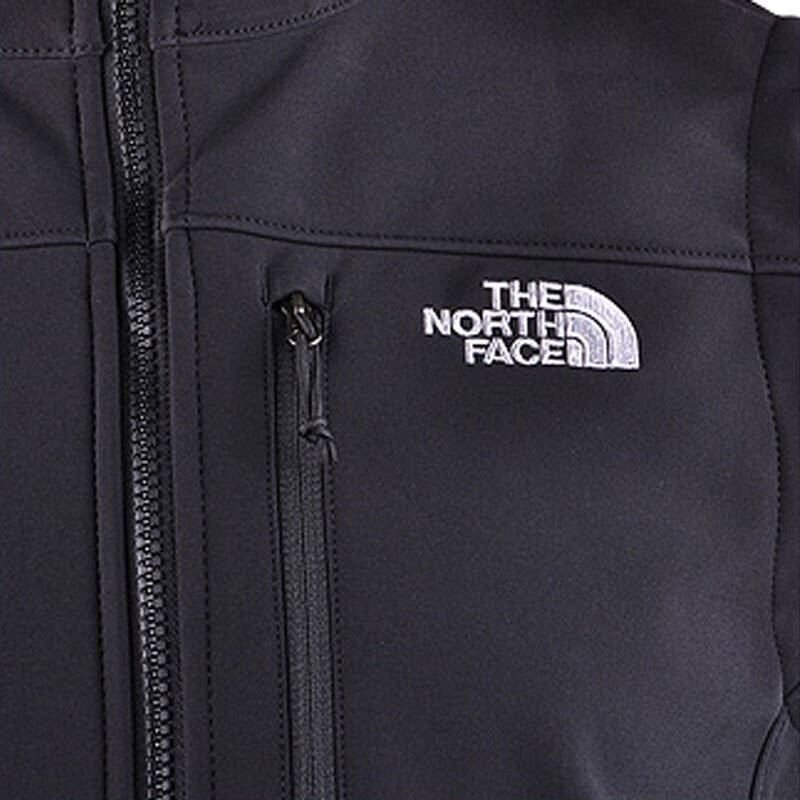 the north face/北面男款抓绒软壳马甲a6cd 亚版 kx7黑色 l/170/84a