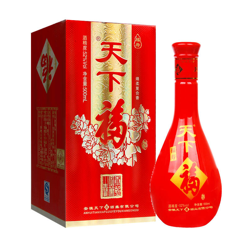 天下福52度天下福福寿500ml 单瓶