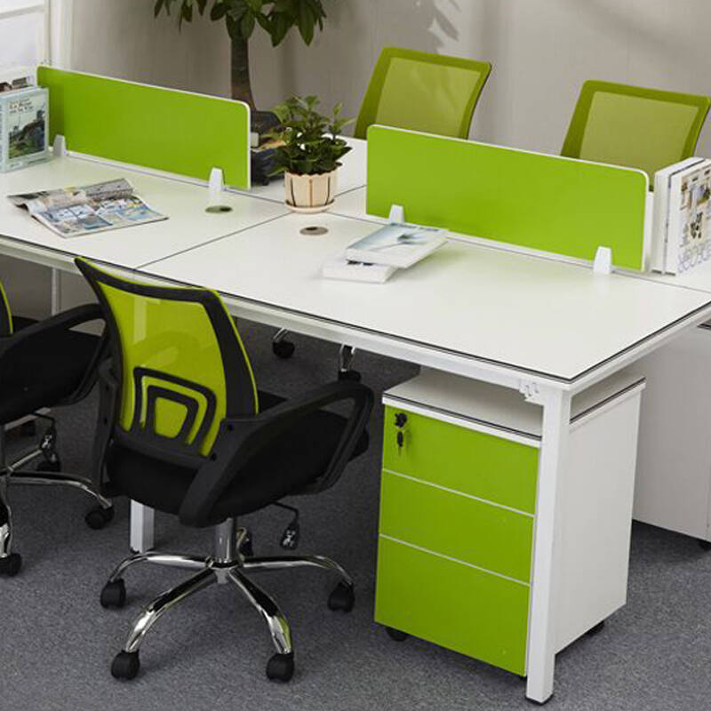 屏风桌隔断高箱办公桌/位员工位工位职员桌财务桌员工桌卡座 款式八