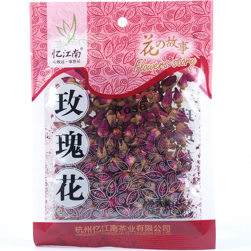 忆江南 茶叶 花草茶 玫瑰花茶袋装 30g