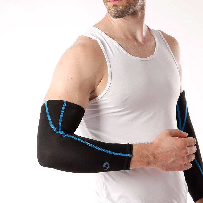 phiten法藤 透气护肘 专业运动护具 男女运动户外 sl535 保暖防寒护臂