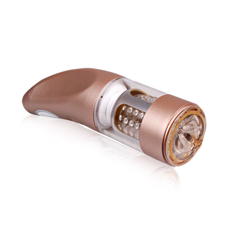 情趣伸缩飞机杯男士自慰器成人性用品 终极体验艾莱特香槟色(阴部杯)