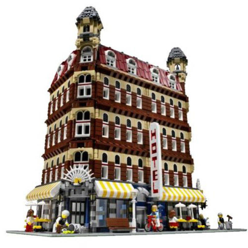 乐高lego 10182 街景系列 华丽咖啡馆 转角咖啡厅 拼插积木 玩具