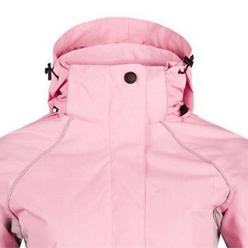 秋冬耐磨防风冲锋衣女三合一两件套透气保暖运动户外登山滑雪服 粉红
