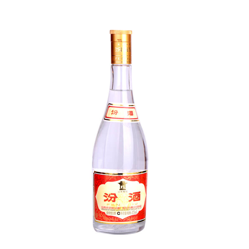 【厂方自营】汾酒 杏花村 黄盖汾酒 玻汾53度 475mLX8 清香型白酒 - 京东