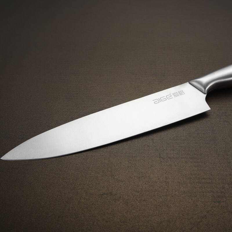 爱格不锈钢菜刀 厨房家用刀具套装五件套组合(斩骨刀 切片刀 厨师刀