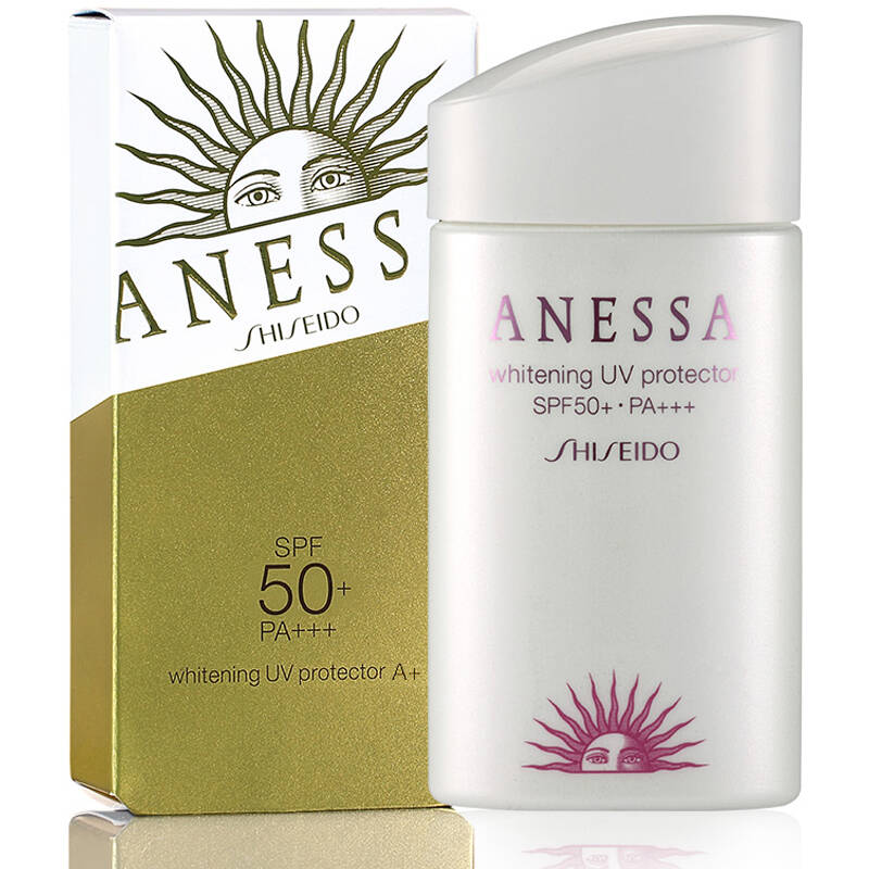 【京东超市】安热沙(anessa)润白修护防晒乳60ml(资生堂安耐晒 spf50