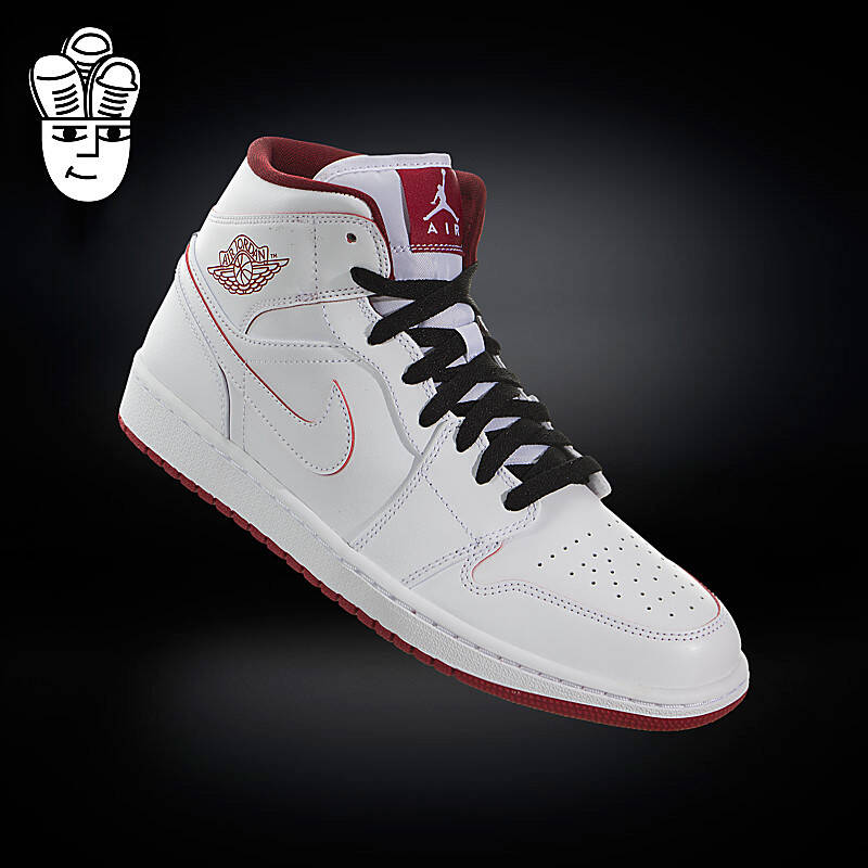 air jordan 1 aj 男子中帮板鞋 休闲鞋 复古运动鞋554724 554724-103