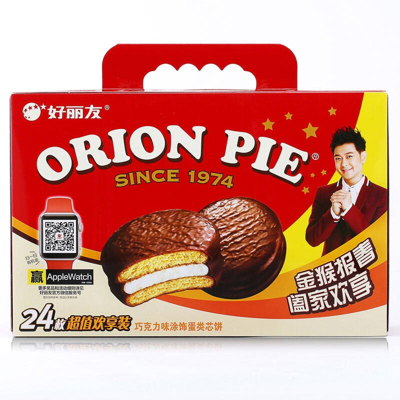 orion 好丽友 巧克力派24枚 816g/盒(新老包装随机发送)