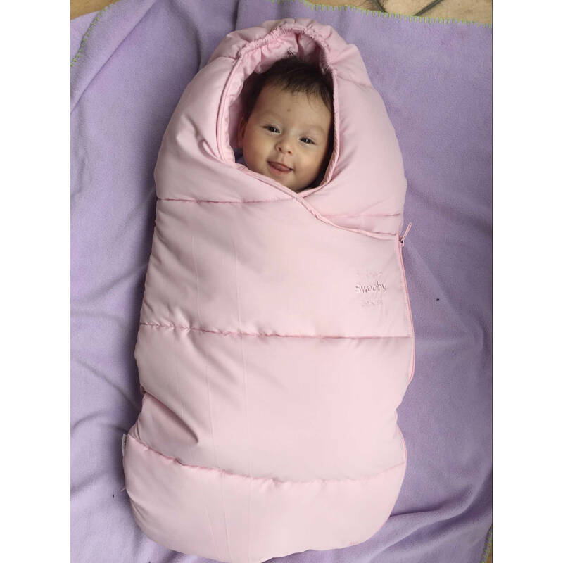 史威比(Sweeby)婴儿抱被初生儿包被新生儿襁褓纯棉宝宝抱毯儿童抱被睡袋防踢被 粉色 - 京东