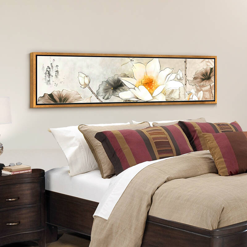 中画家居 新中式床头装饰画卧室挂画现代客厅沙发背景