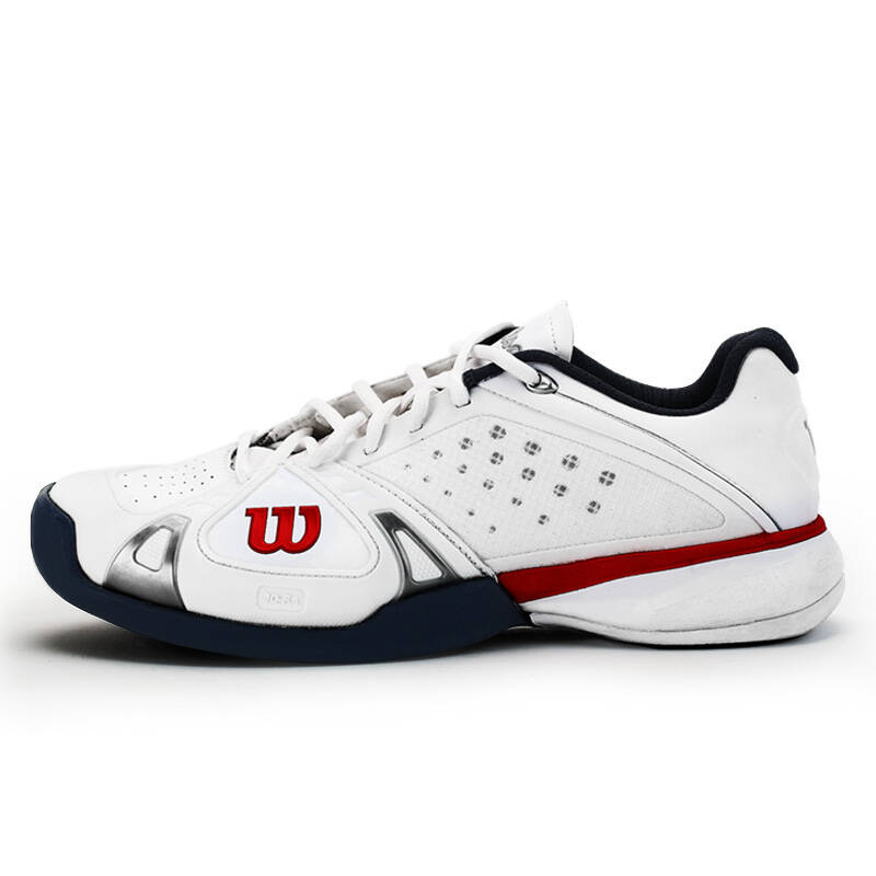 wilson威尔胜 网球运动鞋 威尔逊 男款网球鞋rush pro 白色/红色/煤色