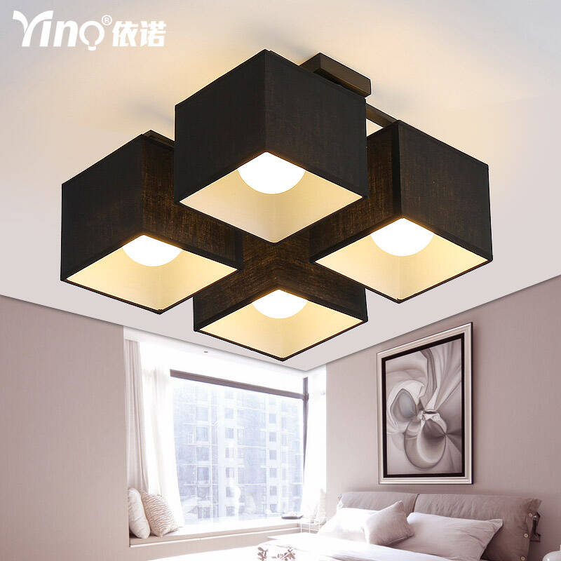 个性led灯饰后现代黑白风格x6602 白色6头-吸顶灯 普通龙珠灯泡-40w