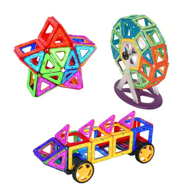 k密 魔力磁力片 磁力构建片磁力贴提拉玩具 儿童益智玩具磁力积木