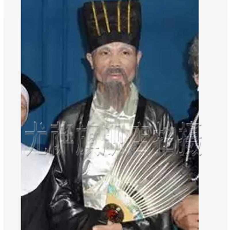 古代桃园三结义舞台演出表 刘备张飞关羽诸葛亮服装话剧 刘备帽子 s