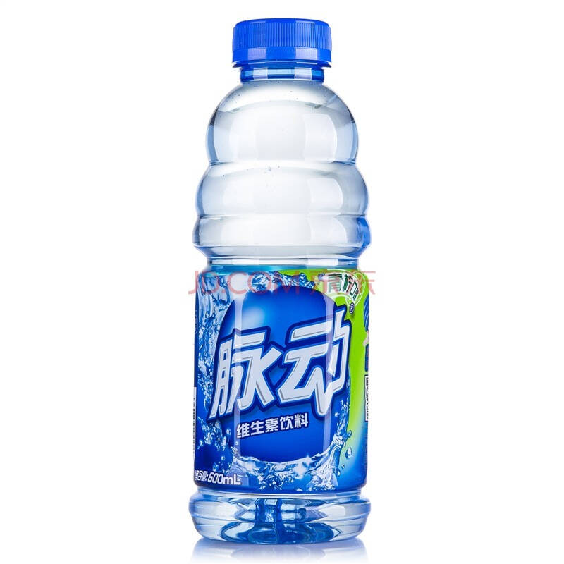脉动(Mizone)维生素饮料 青柠味 600ml *4瓶 连