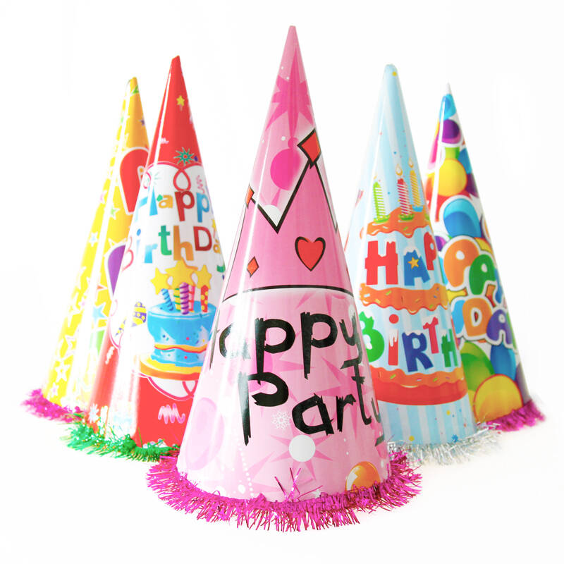 手工制作纸帽子 生日聚会party纸帽