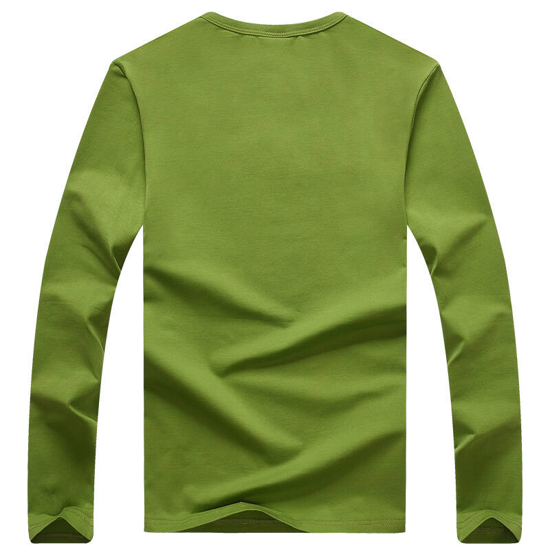 卡帝乐鳄鱼cartelo长袖t恤男秋季新款长袖字母t恤ke1502 绿色 3xl