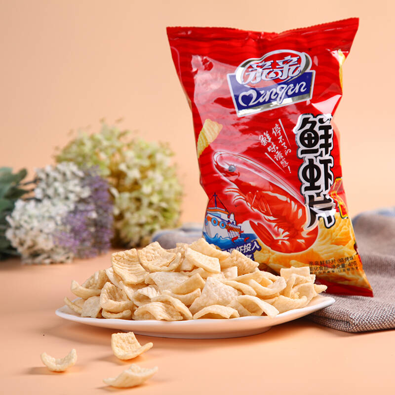 亲亲鲜虾片(烧烤味)80g