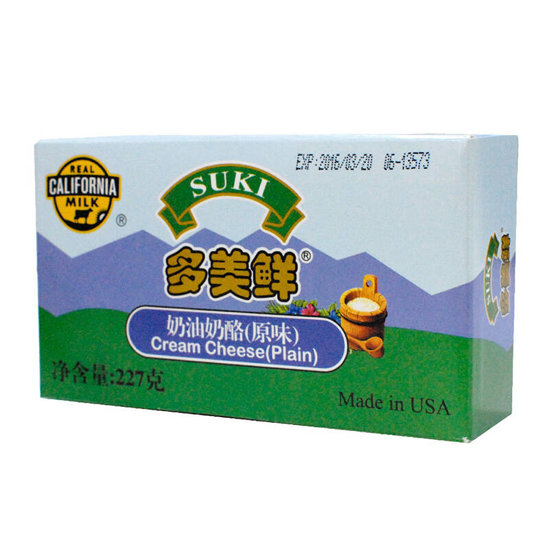 多美鲜(suki)奶油奶酪 原味 块装 227g