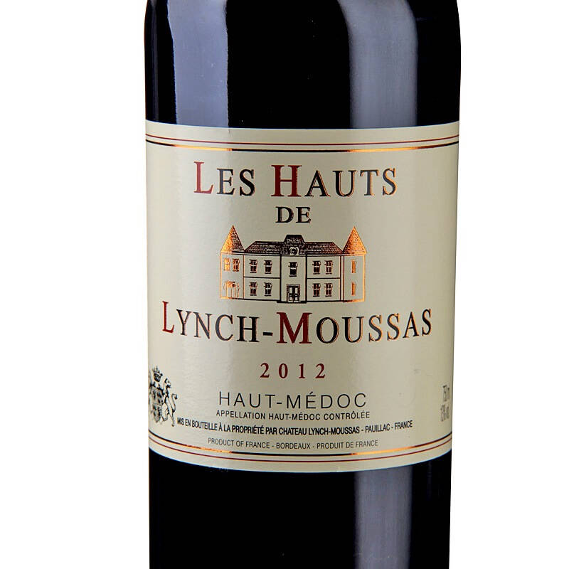 上梅多克 浪琴慕沙副牌干红葡萄酒2012 750ml haute de lynch moussas