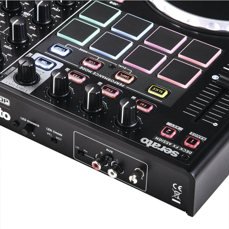 reloop terminal mix 8 专业dj控制器 cd打碟机自带声卡