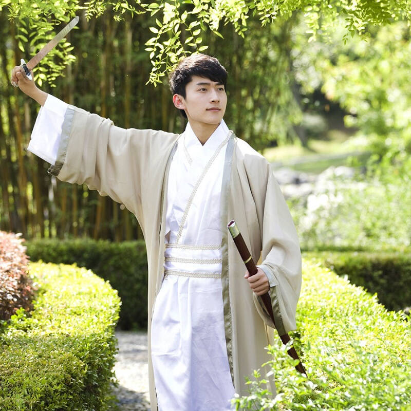 时光叙 男士古装服装衣服大侠服装 唐装 汉服古代侠客