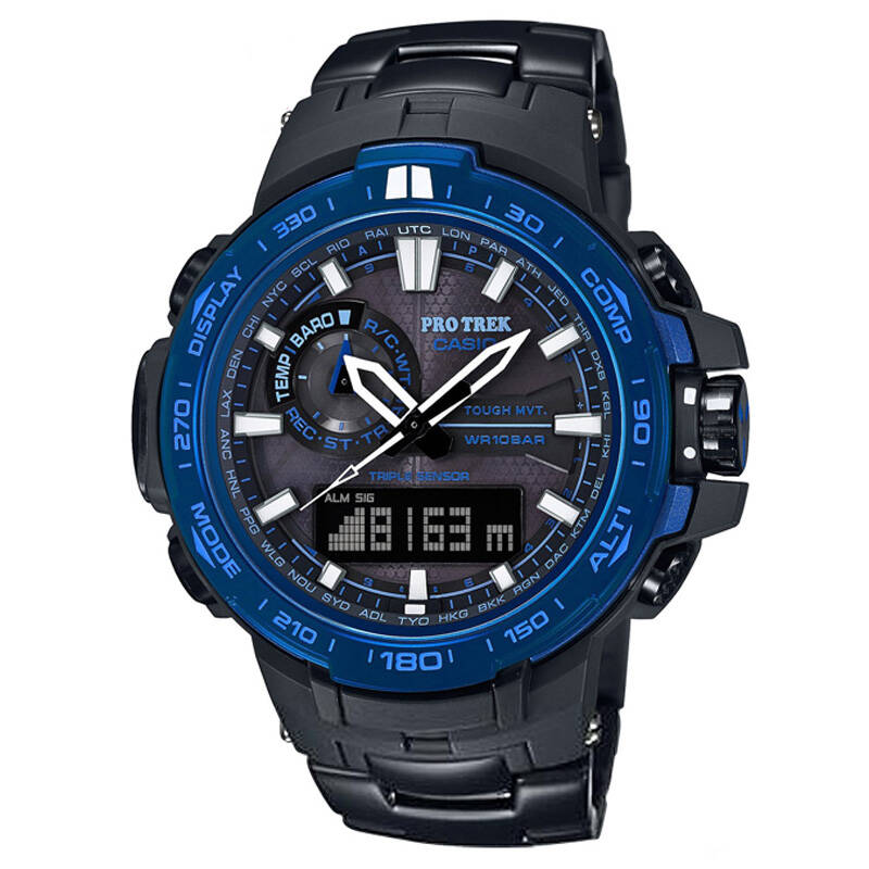 卡西欧(casio)手表 protrek系列时尚太阳能登山表男表 prw-6000syt-1p