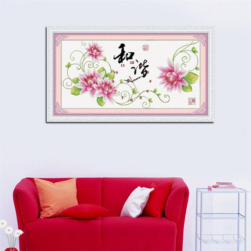 包邮 蒙娜丽莎十字绣新款客厅卧室大幅系列5d钻石画精准印花装饰画挂