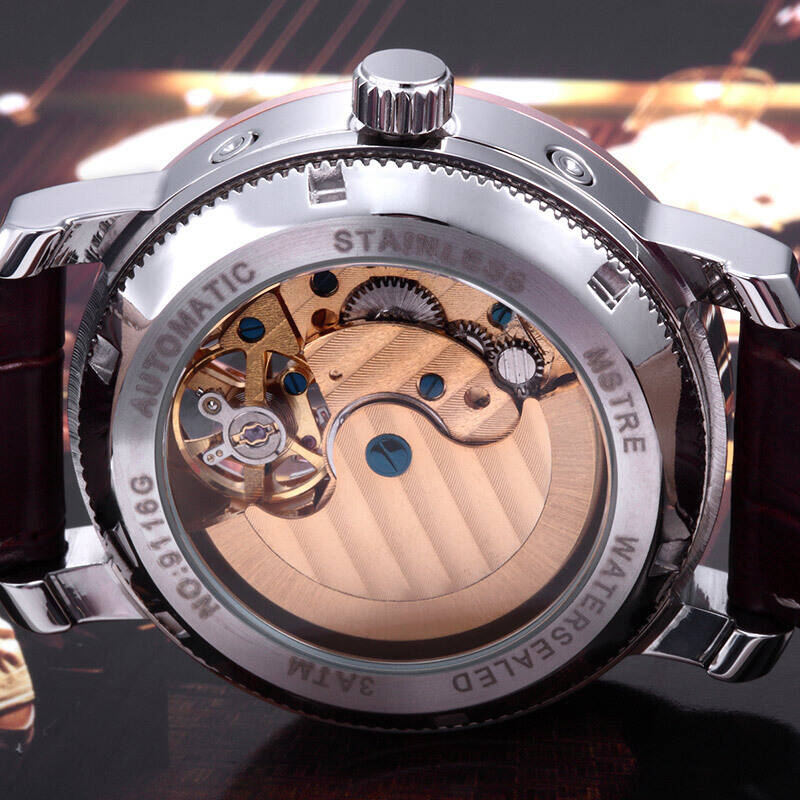 手表全自动机械表 时尚休闲男士手表 多功能飞轮手表男夜光防水9116