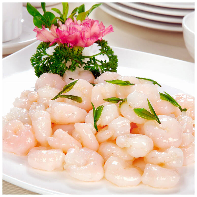 八鲜岛野生虾仁450g/包 冰鲜冰冻海鲜水产