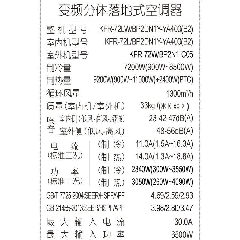 美的(midea)3匹 定速 冷暖 静音 圆柱空调柜机 智行 kfr-72lw/dy-ya