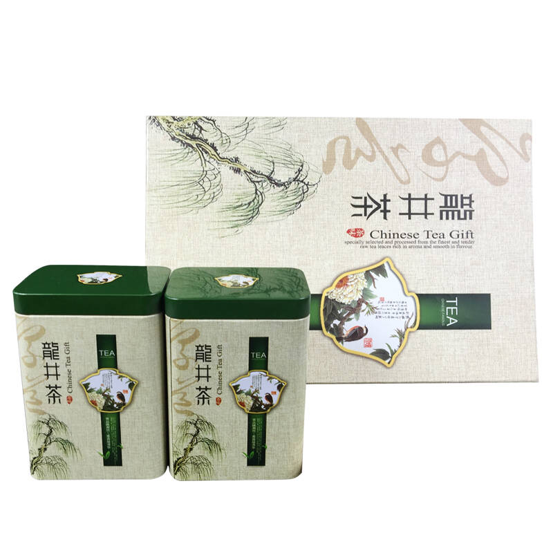 泰峰翠羽茶叶 龙井茶杭州西湖特产雨前一级龙井 绿茶 礼盒 茶叶礼盒