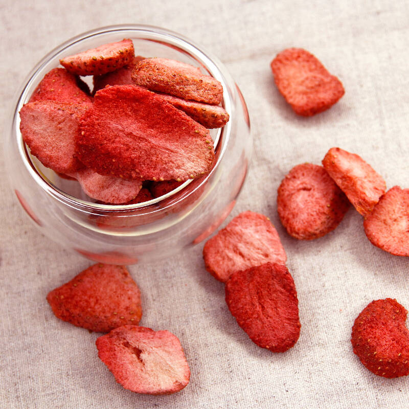 【百草味】冻干草莓片20g 香脆草莓干 零食特产水果干