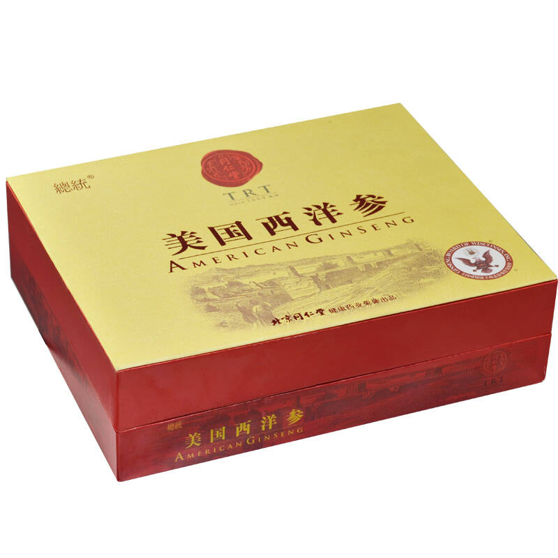 同仁堂西洋参 总统牌 (美国)-2#贰面/100g(新老包装随机发货)