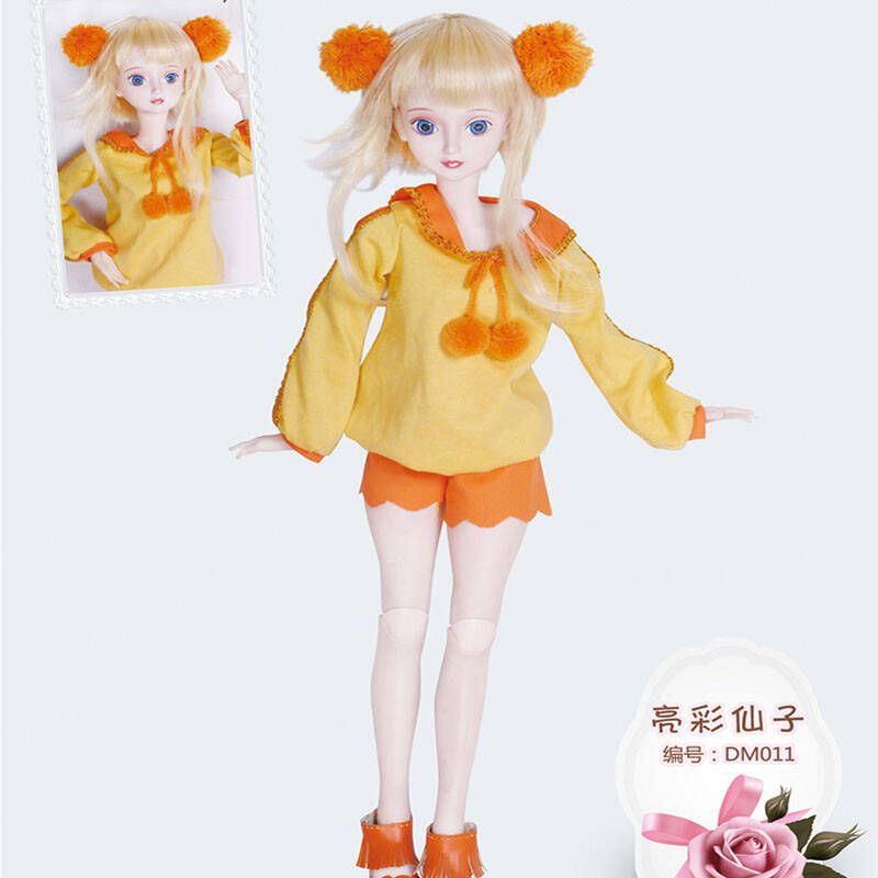 叶罗丽仙子女孩玩具动漫系列bjd/diy娃娃可换装夜萝莉洋娃娃套装生日