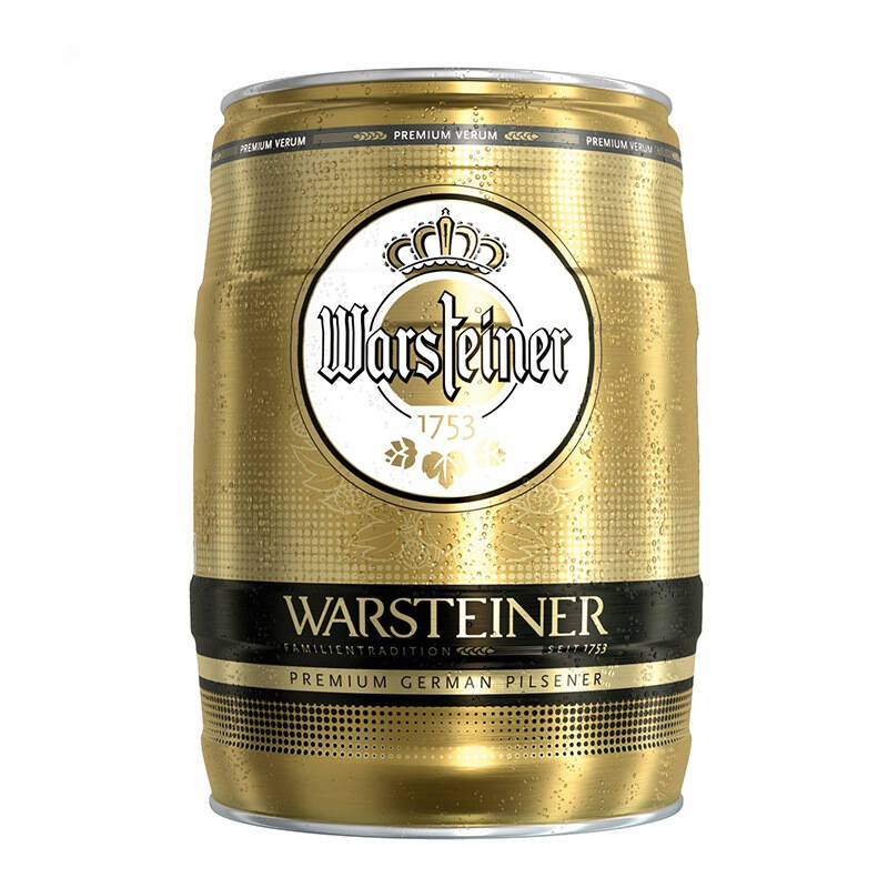 德国warsteiner沃森啤酒5l桶