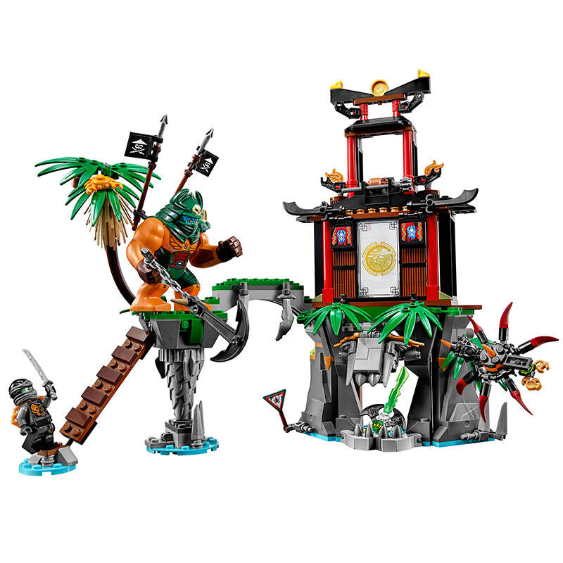 乐高(lego) ninjago 幻影忍者系列 大战猛虎蜘蛛岛 70604 积木儿童