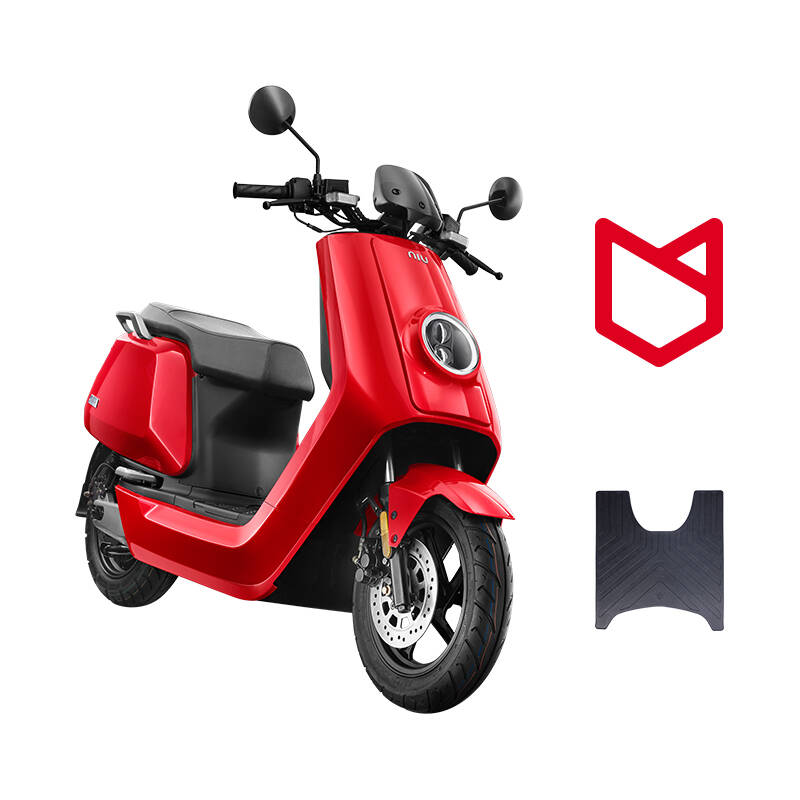 小牛电动n1智能电动踏板车 安全动力版套装 白/黑/红【动力版 牛油保