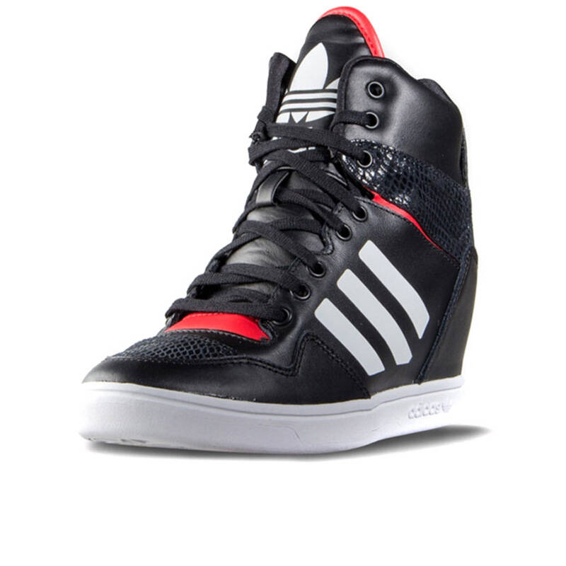 阿迪达斯adidas三叶草女鞋运动高帮休闲鞋板鞋 b35324图片