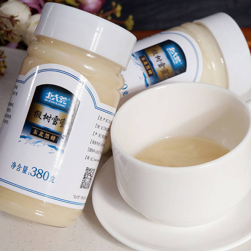 北大荒 蜂蜜 东北黑蜂椴树雪蜜380g