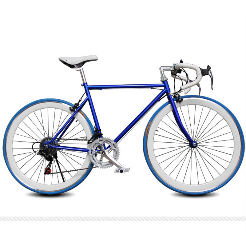 公路车 公路自行车 弯把 公路自行车公路赛车 2号 白兰款 52cm