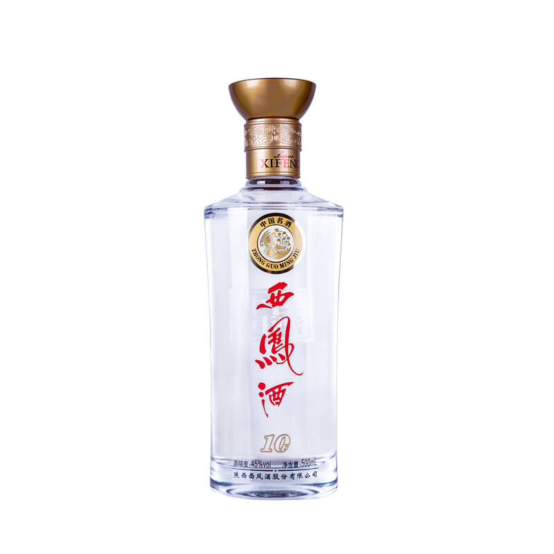 西凤酒 45度10f凤香型白酒l单瓶