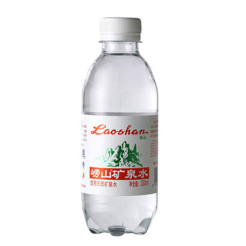 青岛崂山矿泉水天然饮品--- 崂山红矿泉水330ml*24瓶