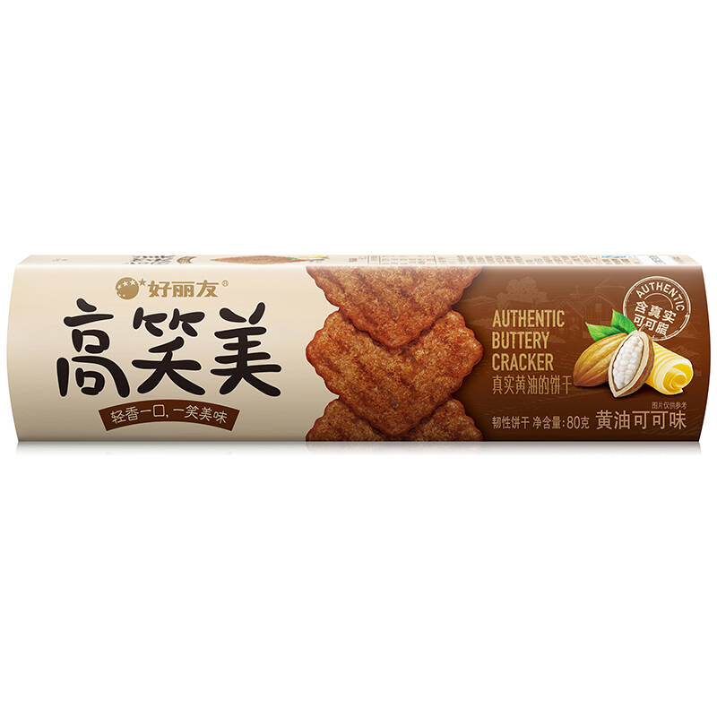 orion 好丽友 高笑美黄油可可味 80g/盒(新老包装随机发放)