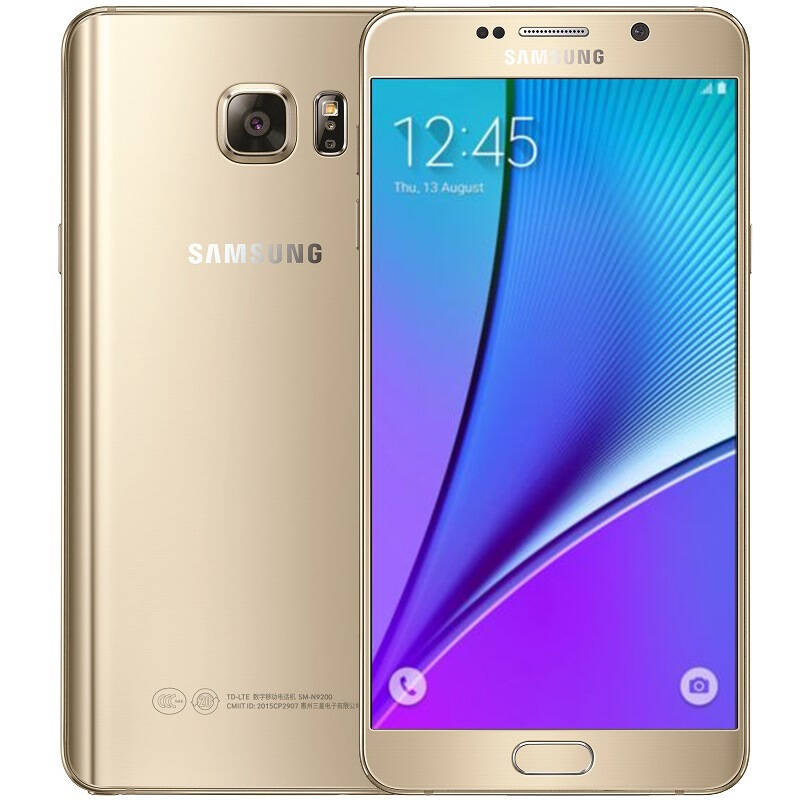 三星galaxy note5(n9200)32g版 铂光金 全网通4g手机